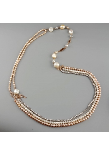 Chanel multifilo perle coltivate multicolor CN3169