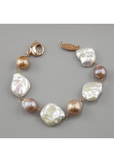 Bracciale perle barocche BR1306