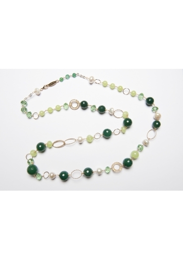 Chanel agata smeraldo, perle, q.idroterm. CN2422