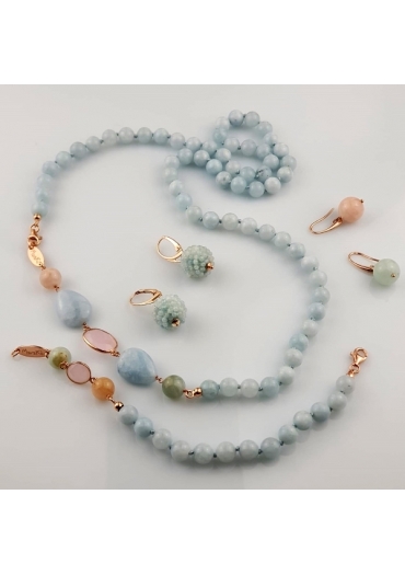 Parure acquamarina milk P288