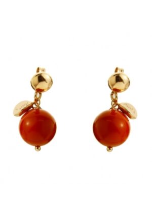 Orecchini melina pasta Corallo rosso﻿