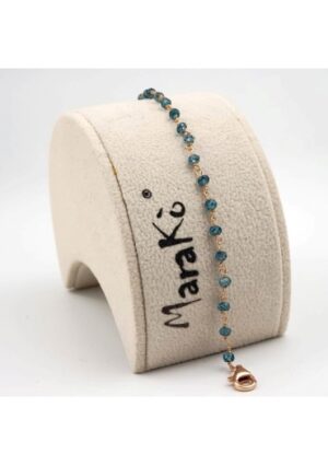 Bracciale a rosarietto quarzo blue light