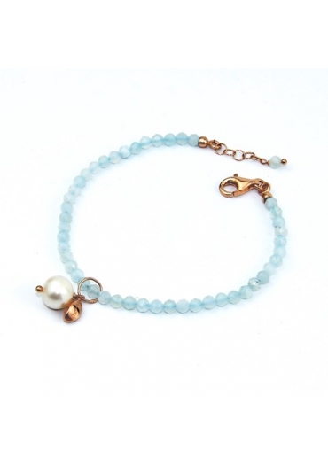 Bracciale acquamarina milk﻿