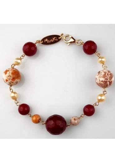 bracciale agata ruby