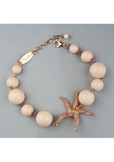 Bracciale bamboo rosa﻿