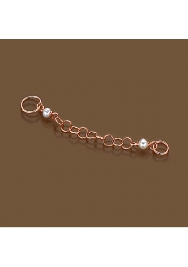 Catenina porta ciondoli rosè