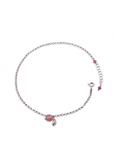 Cavigliera arg.925/00 rh quarzo sherry