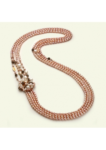 chanel multifilo perle coltivate acqua dolce