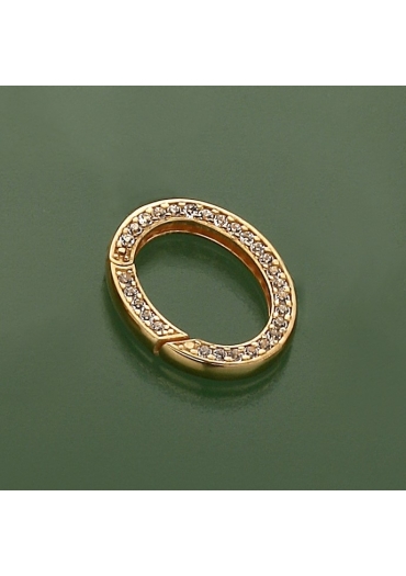 Chiusura a molla oroBig con zirconi