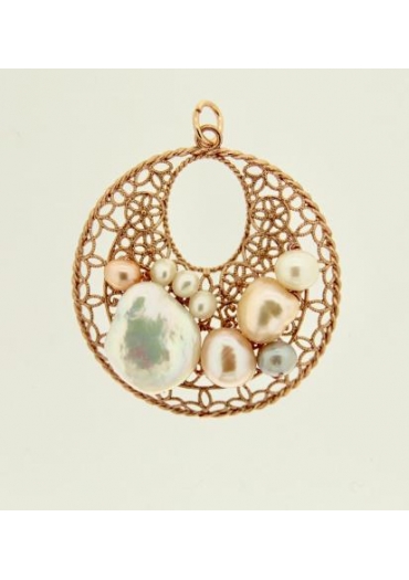 Ciondolo perle coltivate