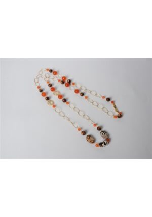 Collana diaspro marrone