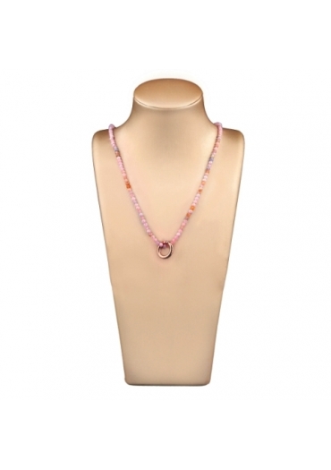 Collier acquamarina multicolor