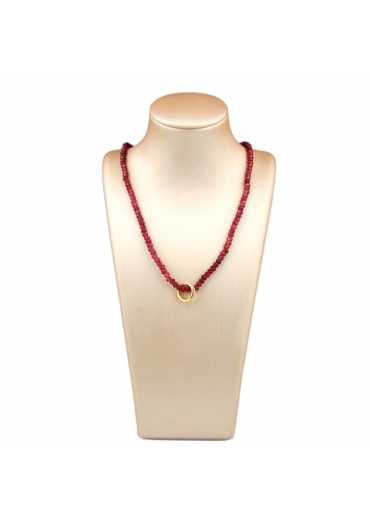 Collier Agata ruby