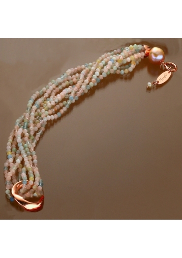 Fascia acquamarina multicolortaglio diamond﻿