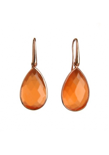 Or goccia agata arancione