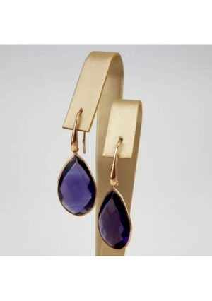 Or goccia ametista idrotermale