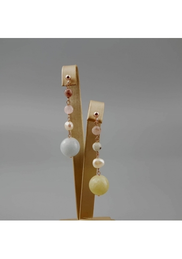 Orecchini acquamarina multicolor﻿