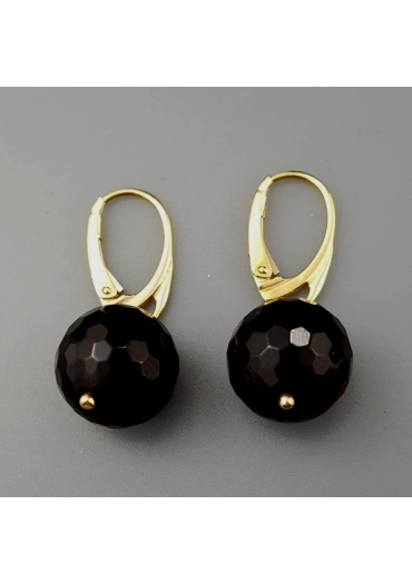 orecchini agata nera – cod:OR1107