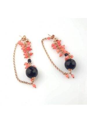 Orecchini quarzo cherry