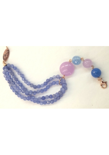 Br giada azzurra e lavanda