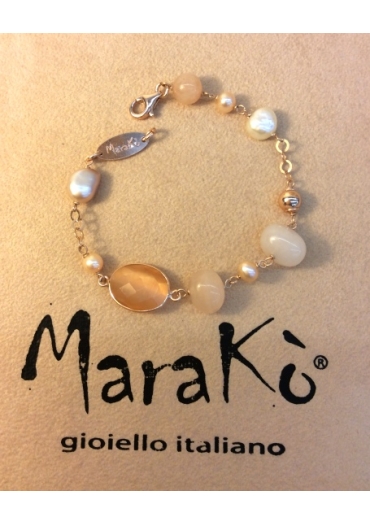 Bracciale avventurina rosa