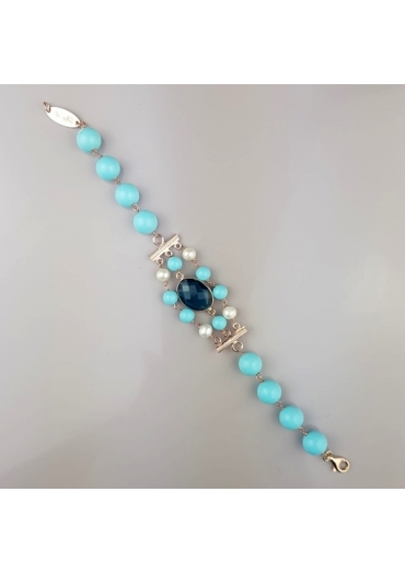 Br pasta turchese 4 fiori