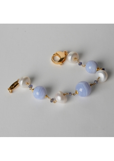 Bracciale calcedonio
