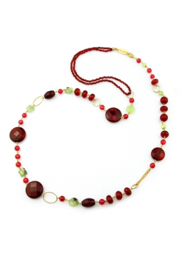 Chanel Agata ruby, quarzo rutilato verde﻿