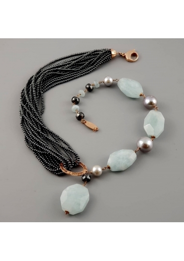 Collier Acquamarina