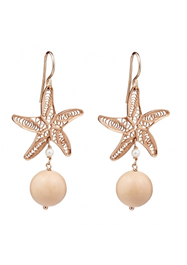 Or filigrana, corallo bamboo rosa – cod:OR2011