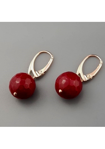 Orecchini agata ruby﻿