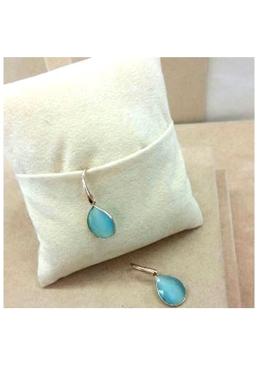 Orecchini Giada Verde Acqua﻿chiara﻿