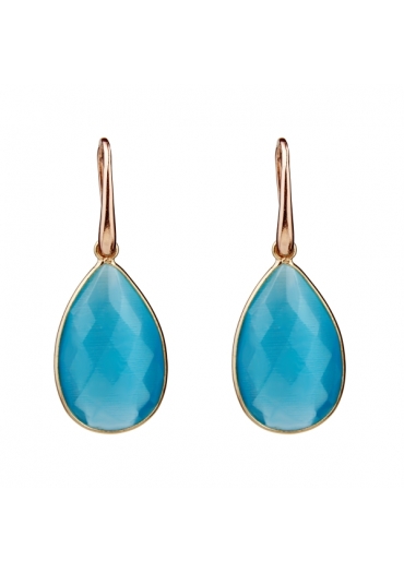 Orecchini  goccia Giada Verde Acqua﻿