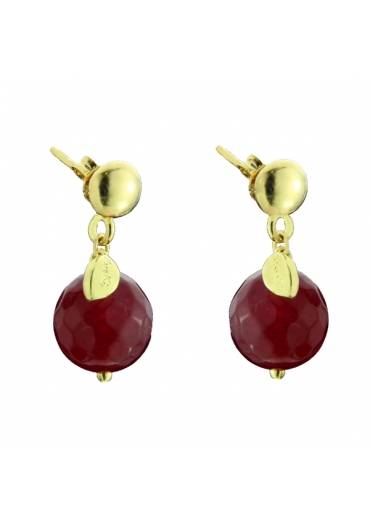 Orecchini melina agata ruby﻿