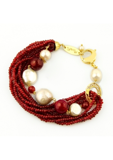 Bracciale agata ruby