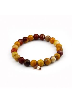 Bracciale elastico mokaite﻿ 8 mm