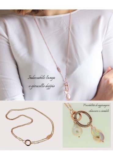 Catena Synthesis arg. pl rosè perle coltivate﻿