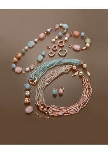 Componibile synthesis enfanceAcquamarina. multicolor, opale rosa,Acquamarina milk taglio diamond﻿