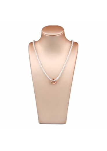 Collier labradorite biancataglio diamond﻿