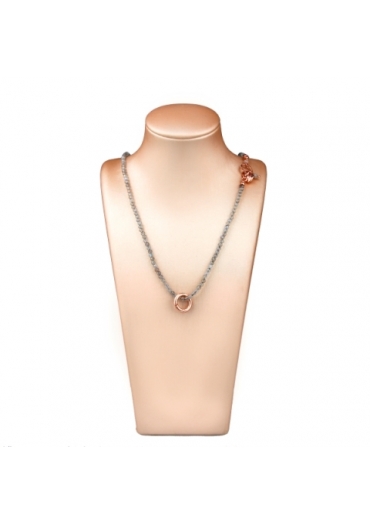 Collier labradorite  taglio diamond﻿