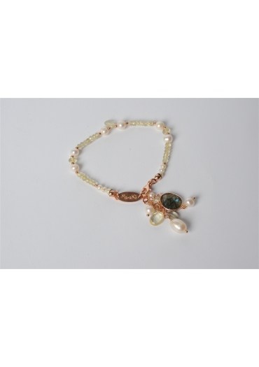 Bracciale citrino taglio macchina