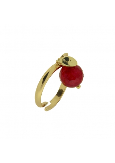 Anello le meline,agata ruby﻿