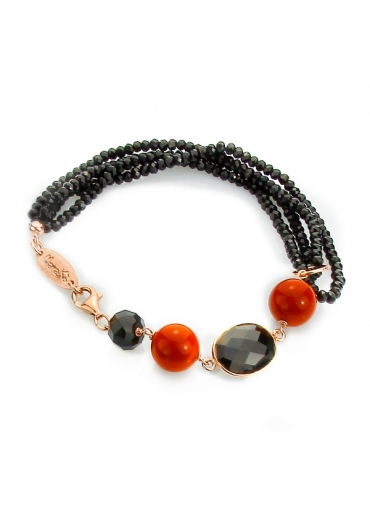 Bracciale agata nera