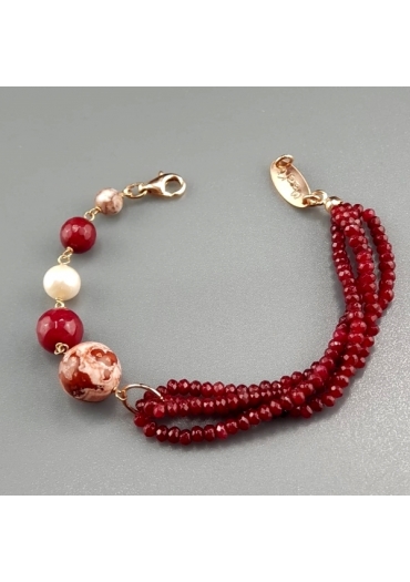 Bracciale agata ruby