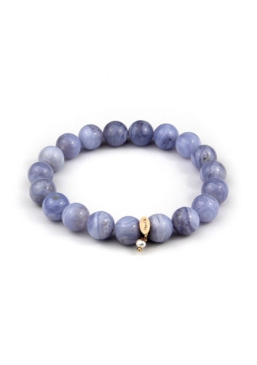 bracciale calcedonio 10 mm﻿