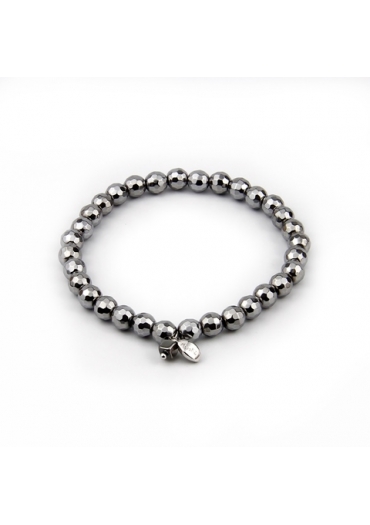 Bracciale elastico ematite﻿