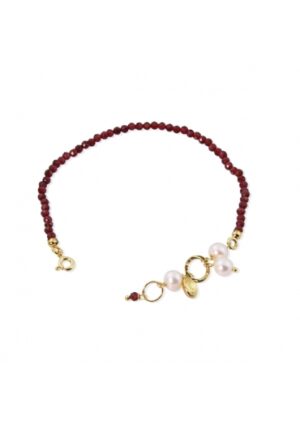 Bracciale Rugiada, Granato taglio diamond﻿