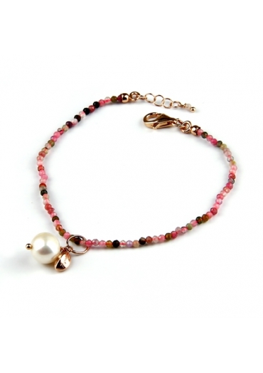 Bracciale tormaline taglio diamond﻿