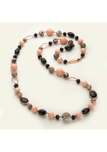 Chanel agata nera, Diaspro e bamboo rosa﻿