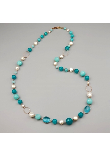 Chanel giada verde acqua﻿, labradorite﻿